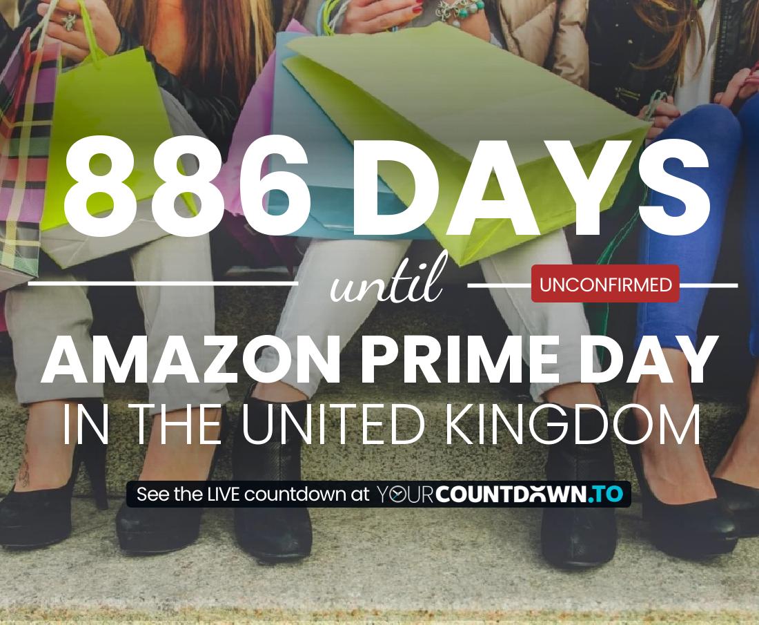 Countdown to Amazon Prime Day in the United Kingdom