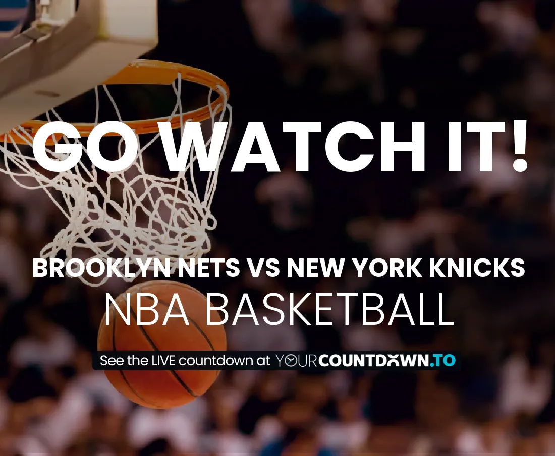 Brooklyn Nets vs New York Knicks Countdown | 2025 | Basketball