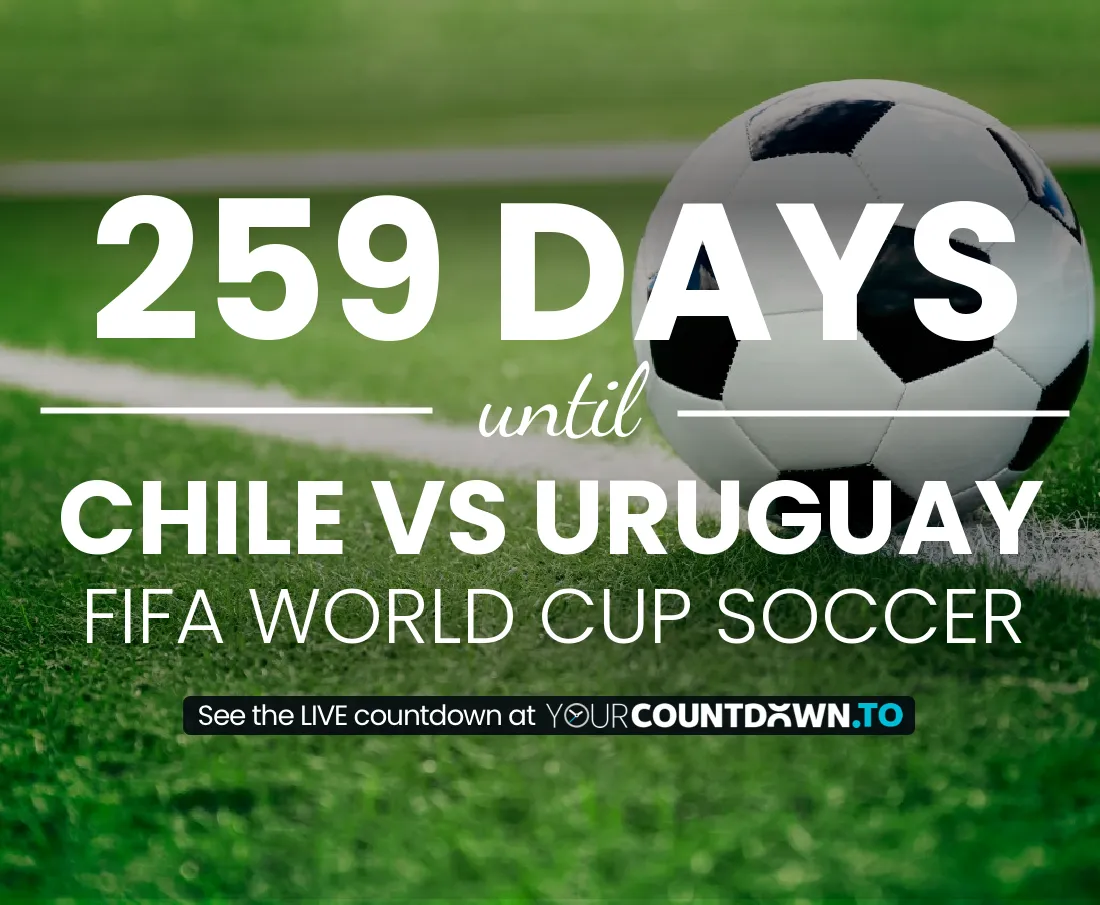 Chile vs Uruguay Countdown 2025 Soccer