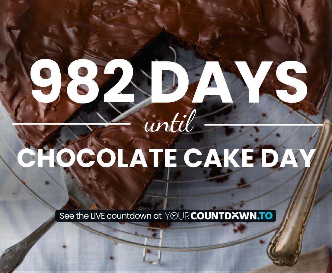 Countdown to Chocolate Cake Day