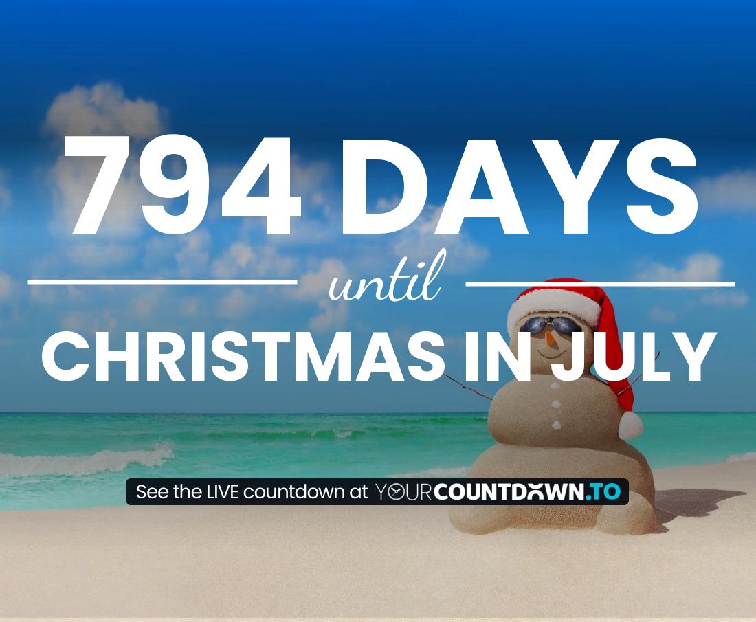 Countdown to Christmas in July