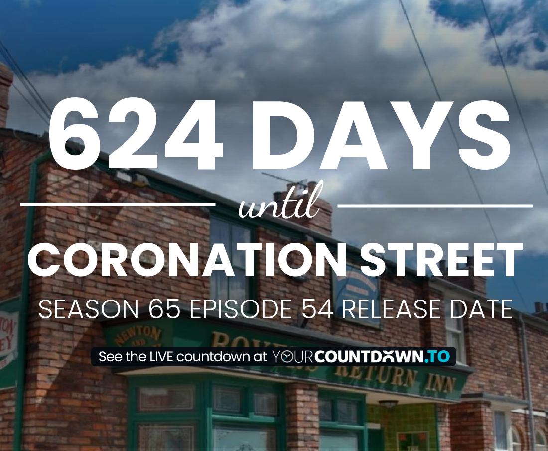 Countdown to Coronation Street Season 63 Episode 117 Release Date