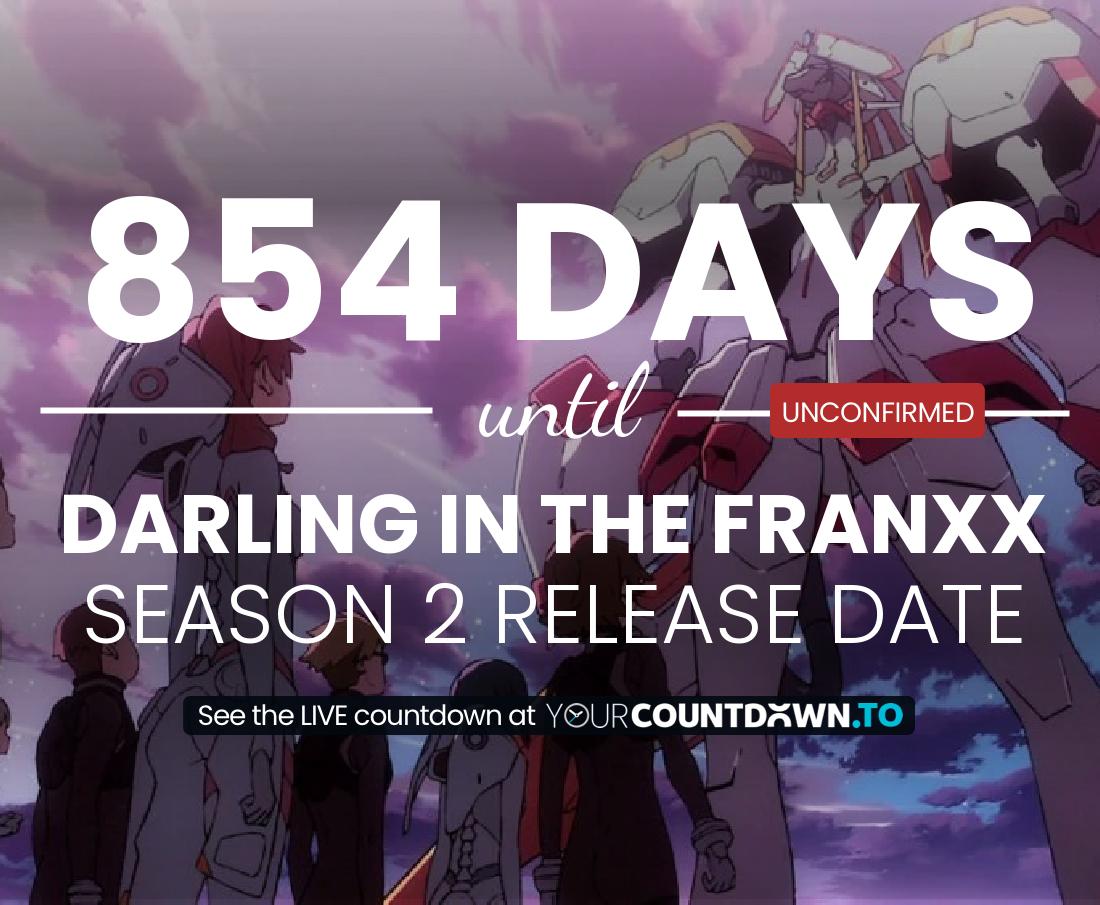 Countdown to Darling in The Franxx Season 2 Release Date