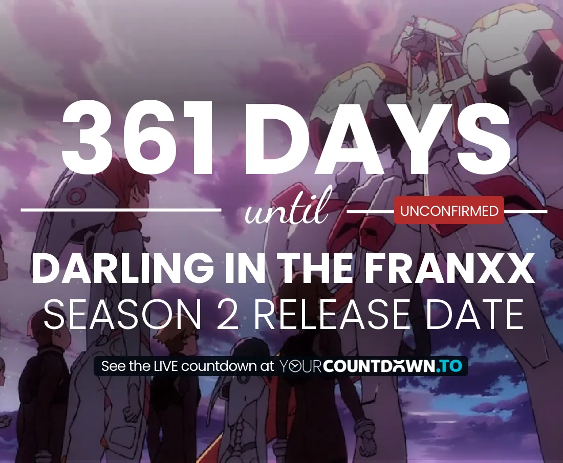 Countdown To Darling In The Franxx | Season 2 Release Date