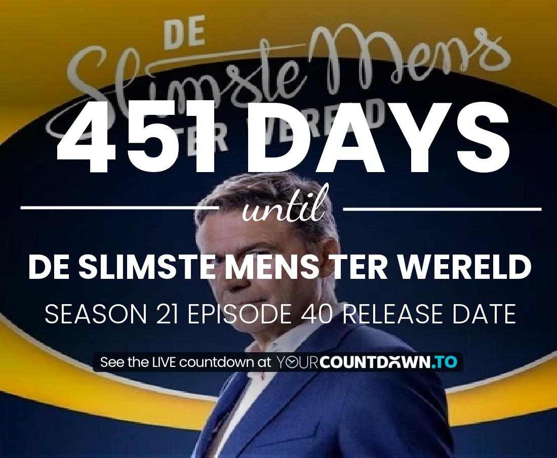 Countdown to De Slimste Mens ter Wereld Season 20 Episode 12 Release Date