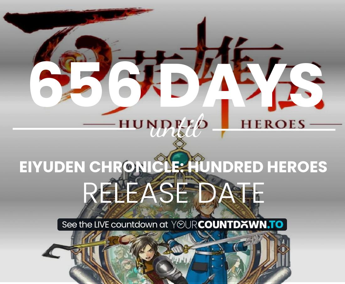 Countdown to Eiyuden Chronicle: Hundred Heroes Release Date
