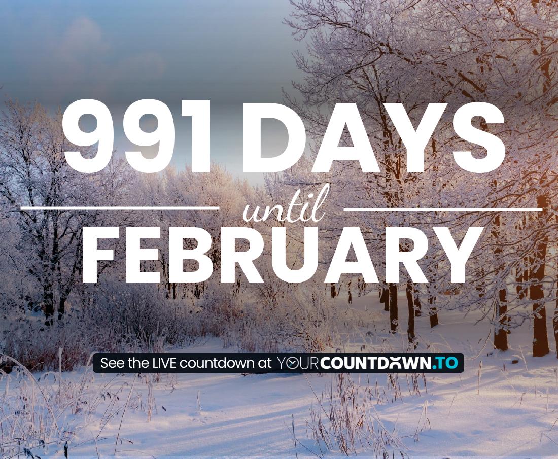 Countdown to February