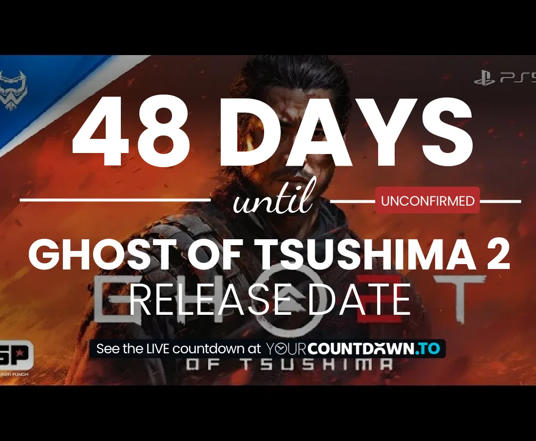 Countdown To Ghost of Tsushima 2 Release Date