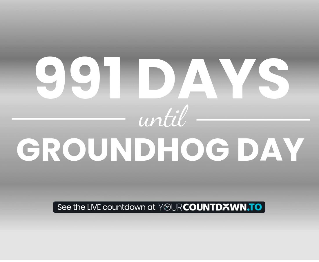 Countdown to Groundhog Day
