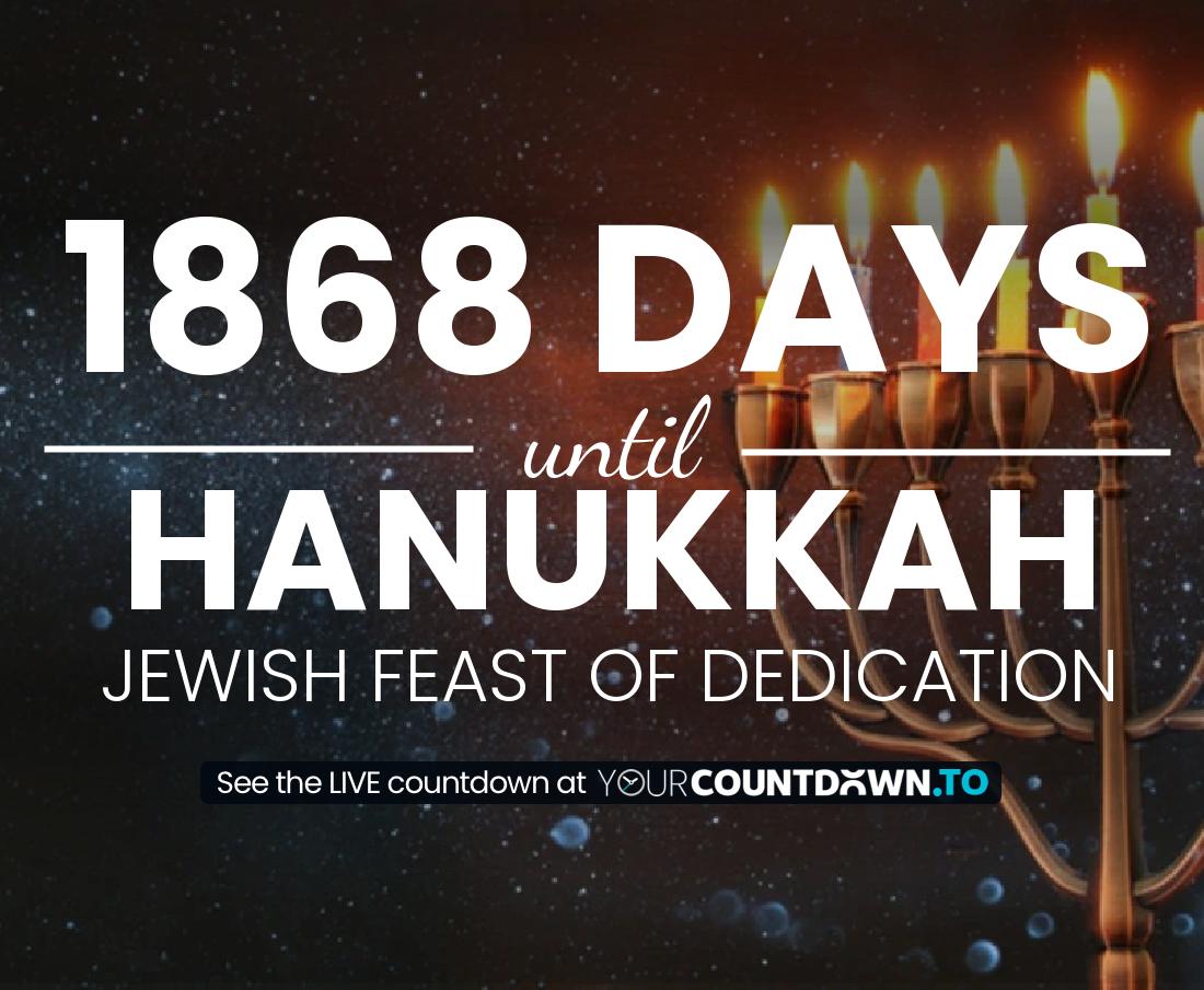 Countdown To Hanukkah | Jewish Feast of Dedication
