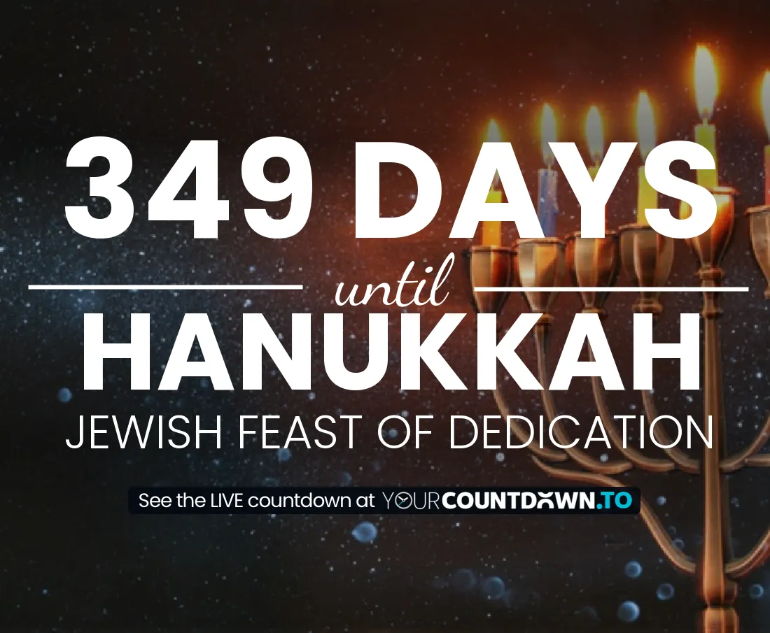 Countdown To Hanukkah Jewish Feast Of Dedication