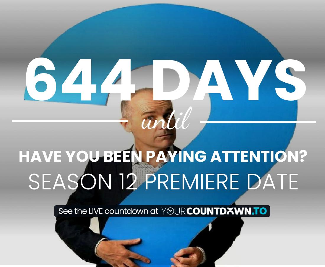 Countdown to Have You Been Paying Attention? Season 10 Episode 13 Release Date