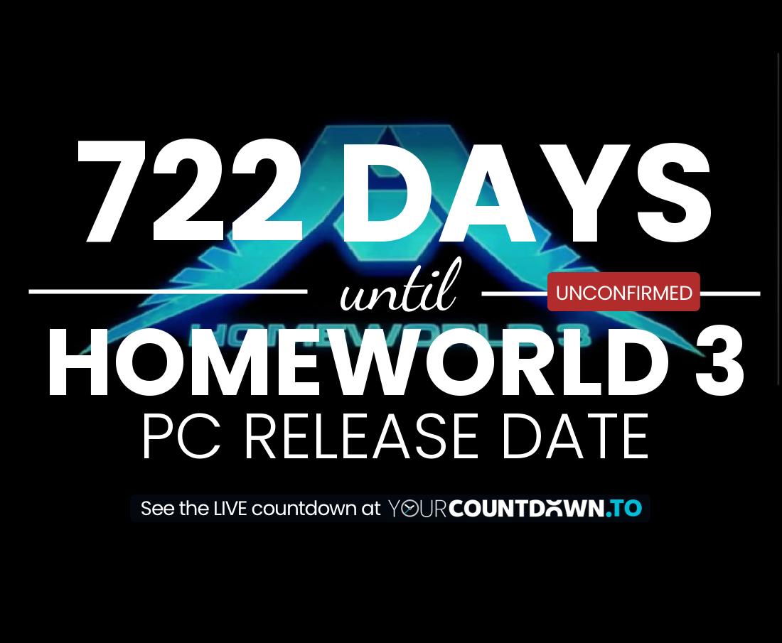 Countdown to Homeworld 3 PC Release Date
