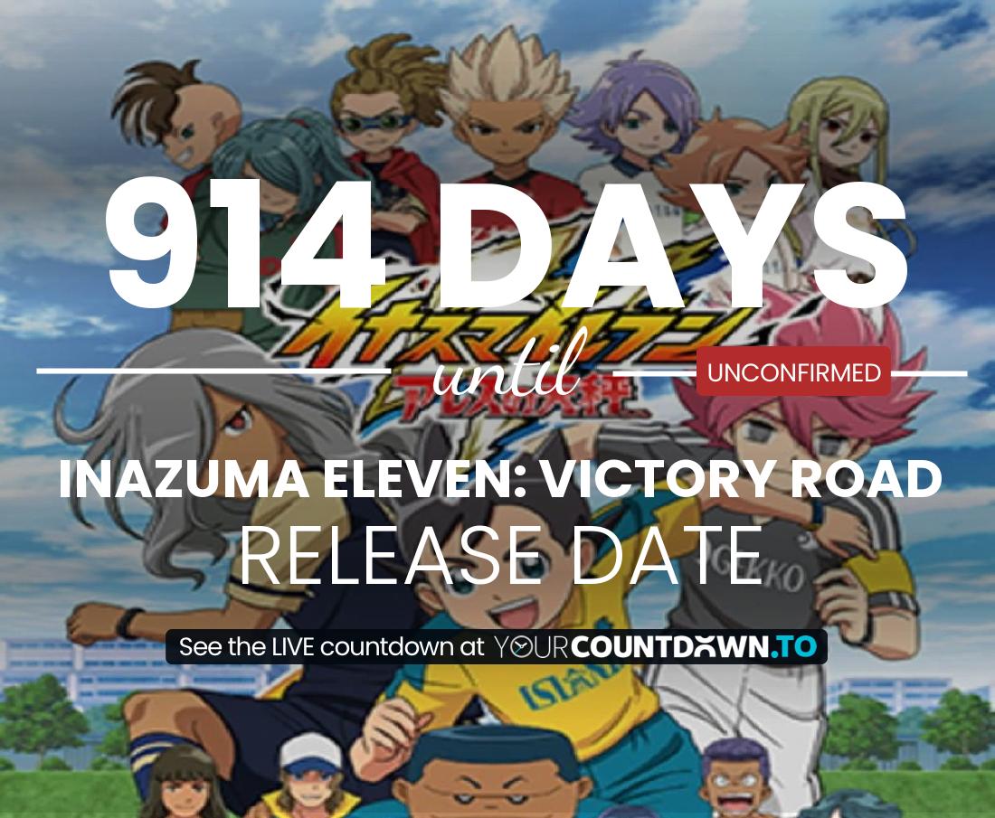 Countdown to Inazuma Eleven: Great Road of Heroes Release Date