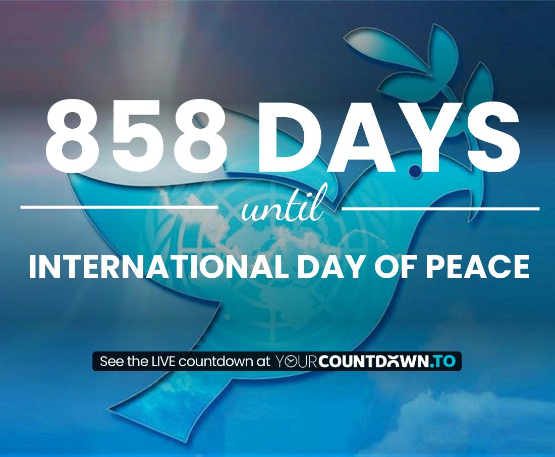 Countdown to International Day Of Peace