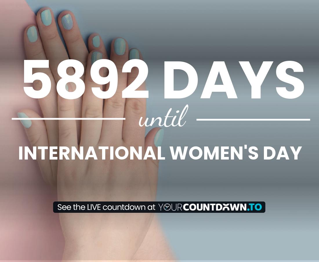 Countdown to International Women's Day