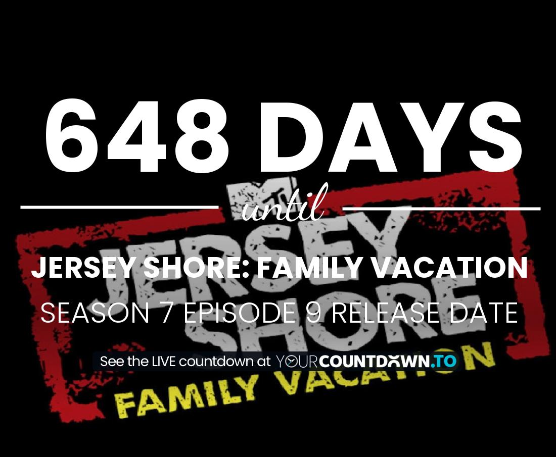 Countdown to Jersey Shore: Family Vacation Season 5 Episode 13 Release Date