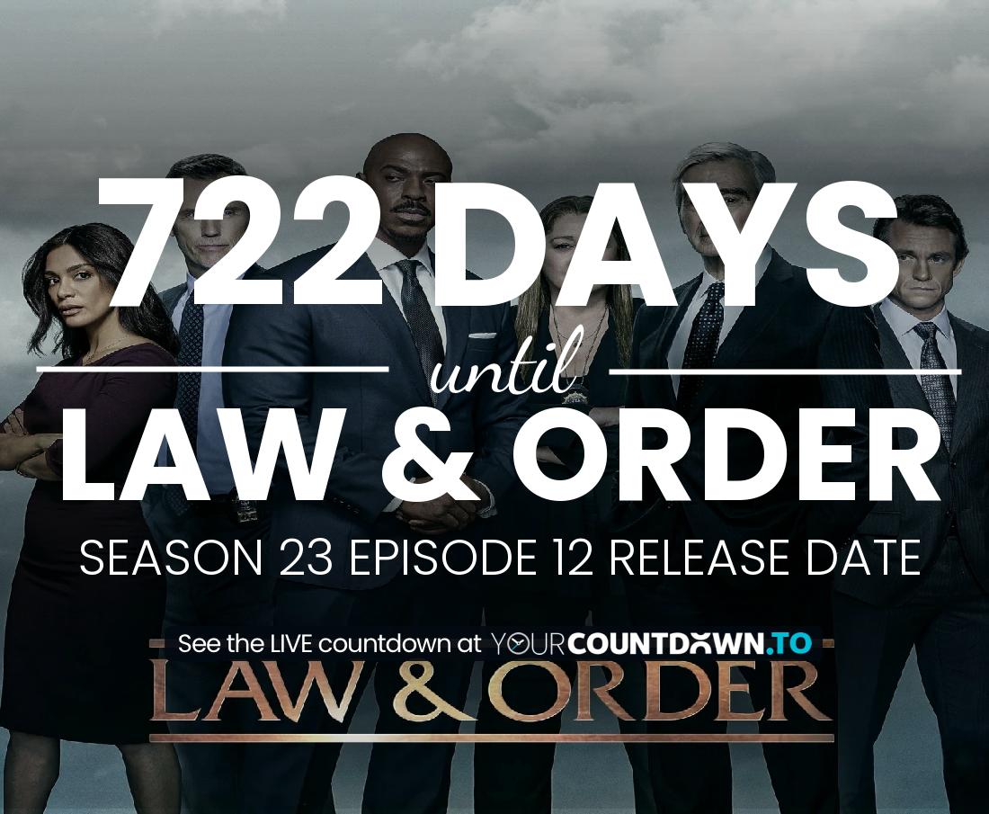 Countdown to Law & Order Season 21 Episode 10 Release Date