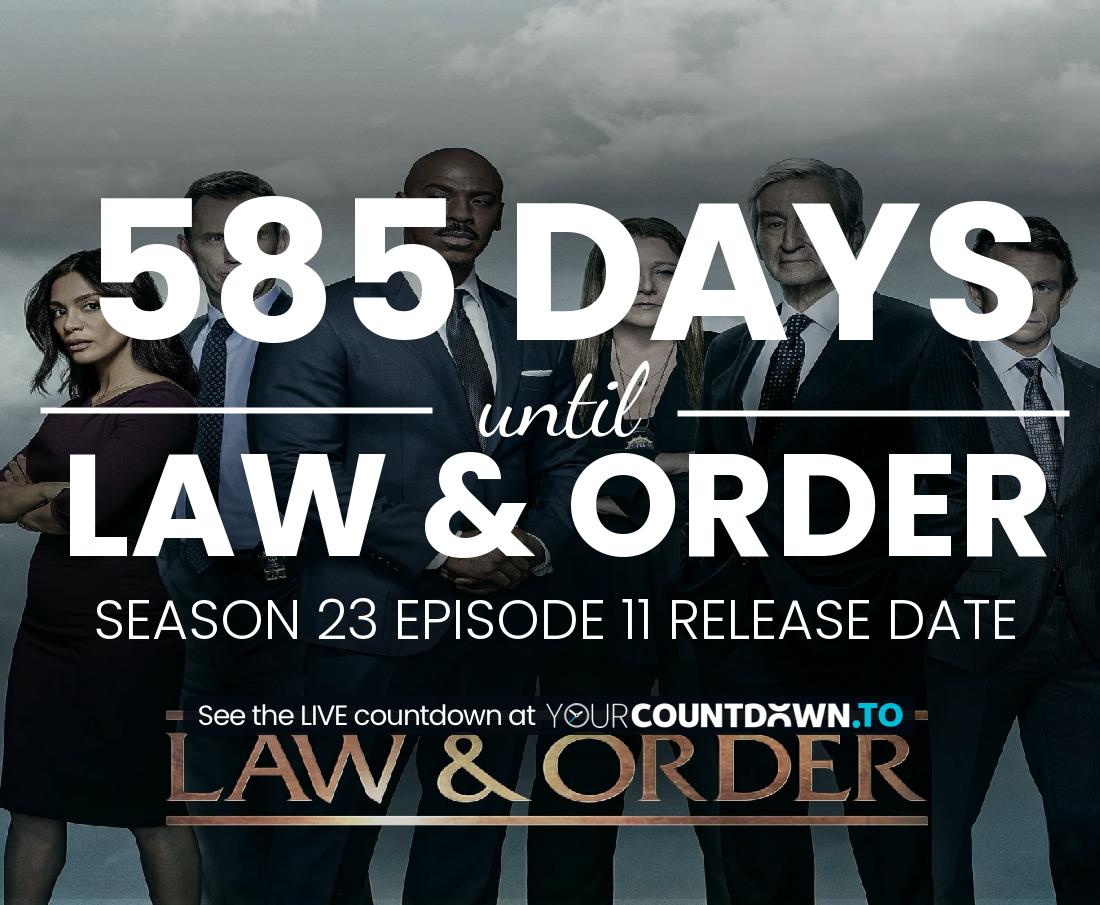 Countdown to Law & Order Season 22 Episode 2 Release Date
