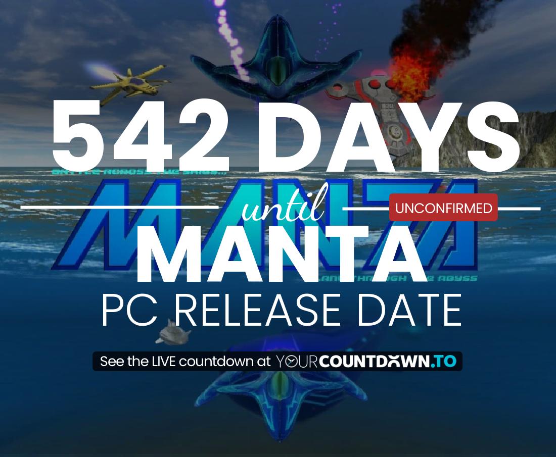 Countdown to Manta PC Release Date