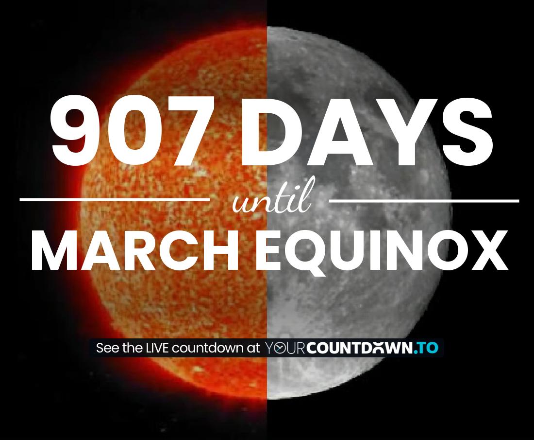 Countdown to March Equinox