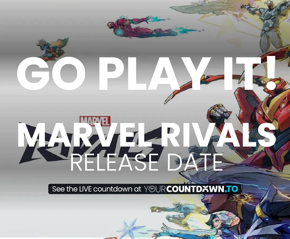 Countdown To Marvel Rivals Release Date