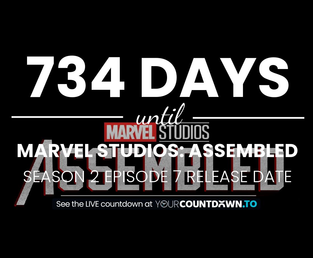 Countdown to Marvel Studios: Assembled Season 1 Episode 9 Release Date