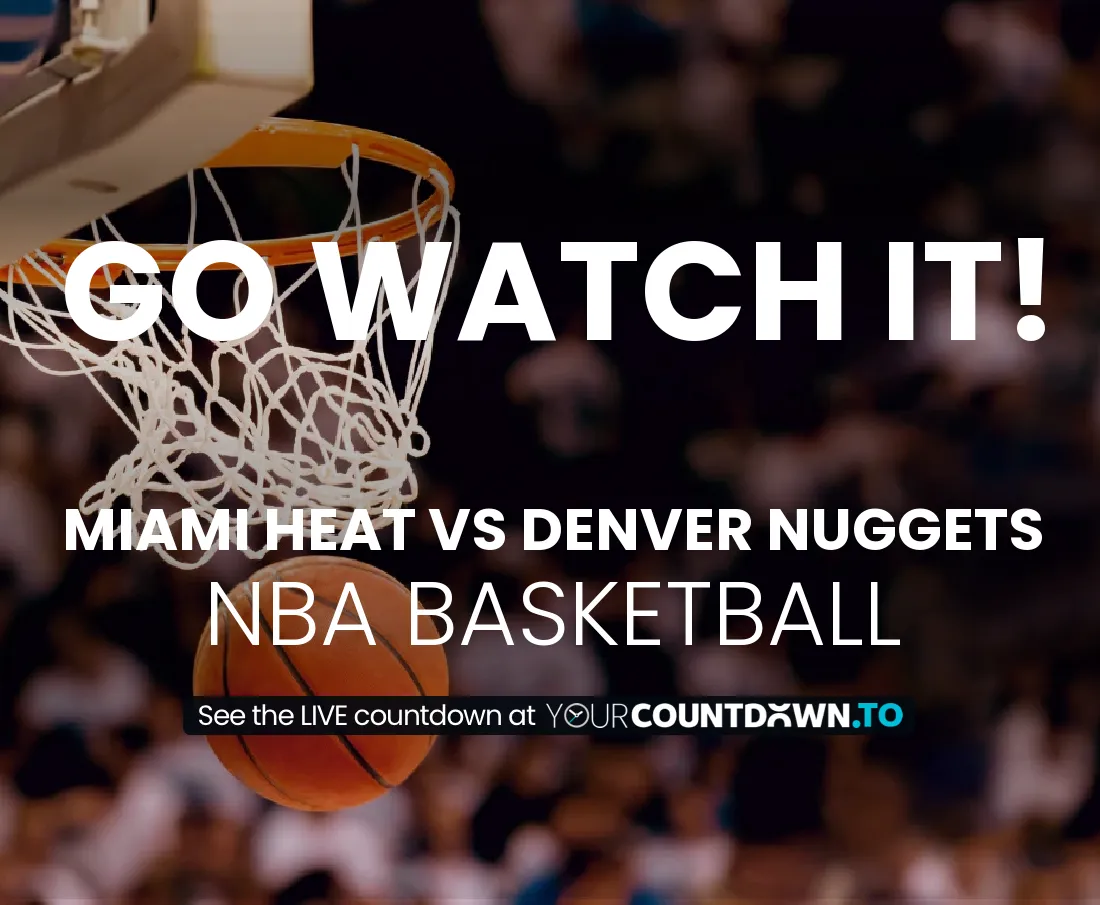 Miami Heat vs Denver Nuggets Countdown 2025 Basketball