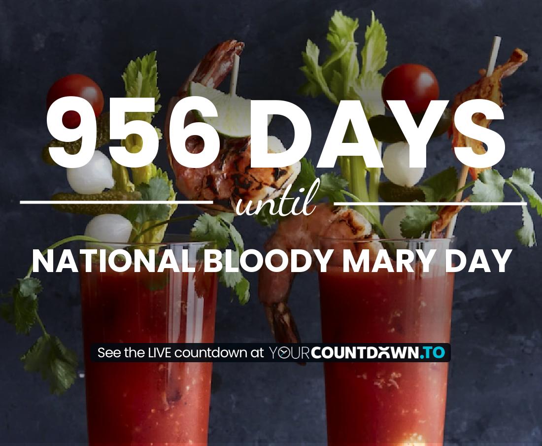 Countdown to National Bloody Mary Day