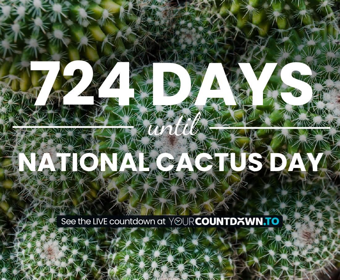 Countdown to National Cactus Day