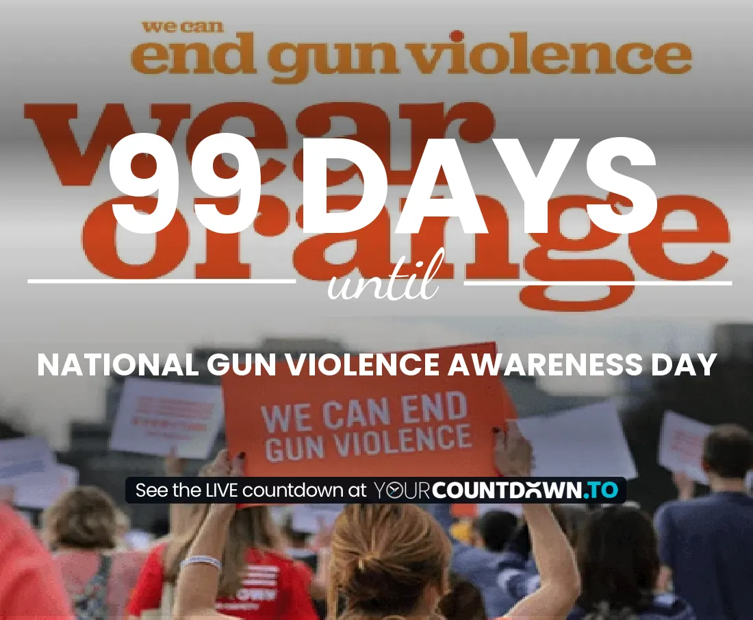 Countdown To National Gun Violence Awareness Day