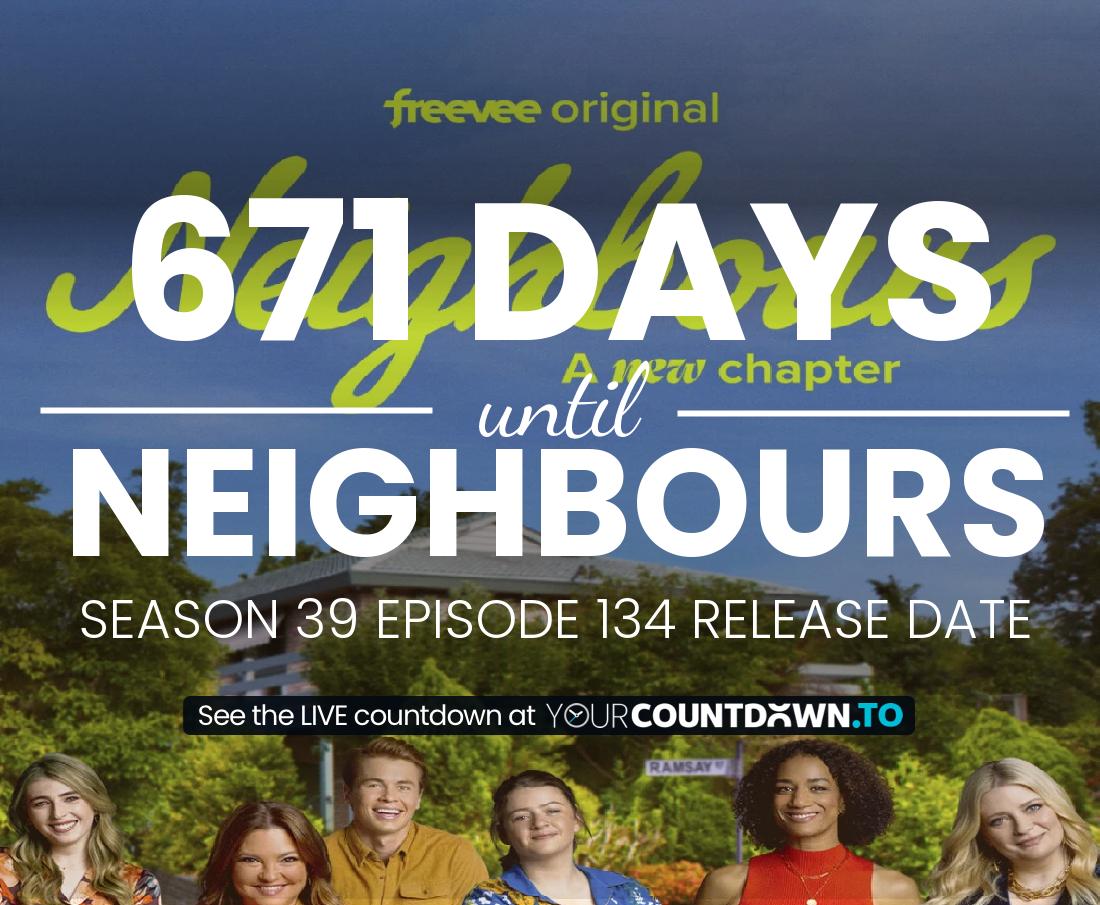 Countdown to Neighbours Season 38 Episode 119 Release Date