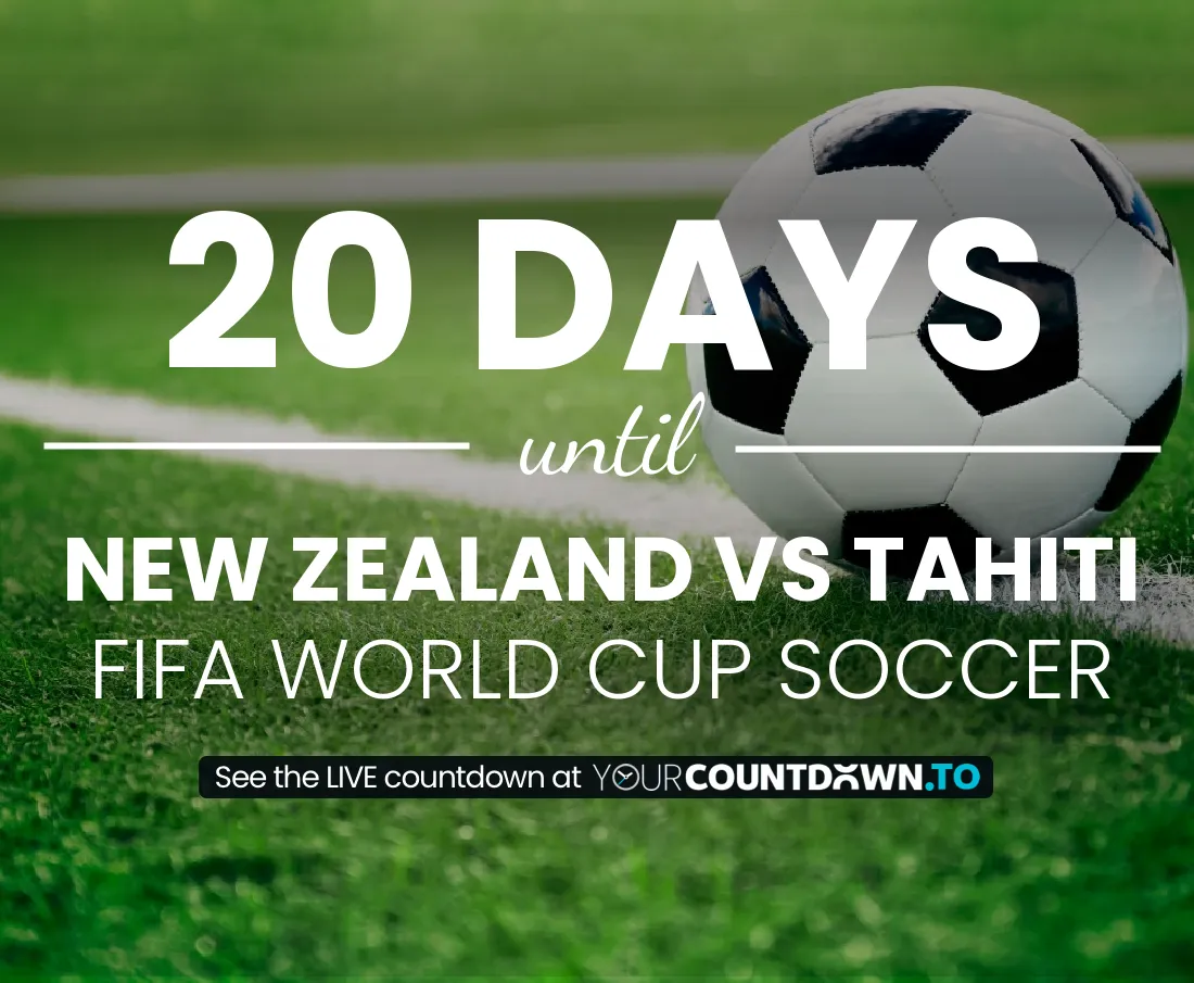 New Zealand vs Tahiti Countdown 2024 Soccer