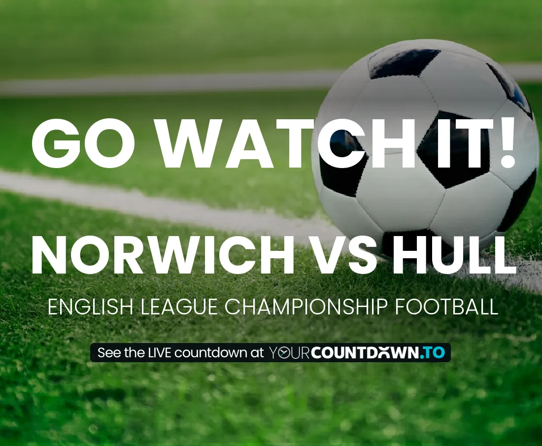 Norwich Vs Hull Countdown 