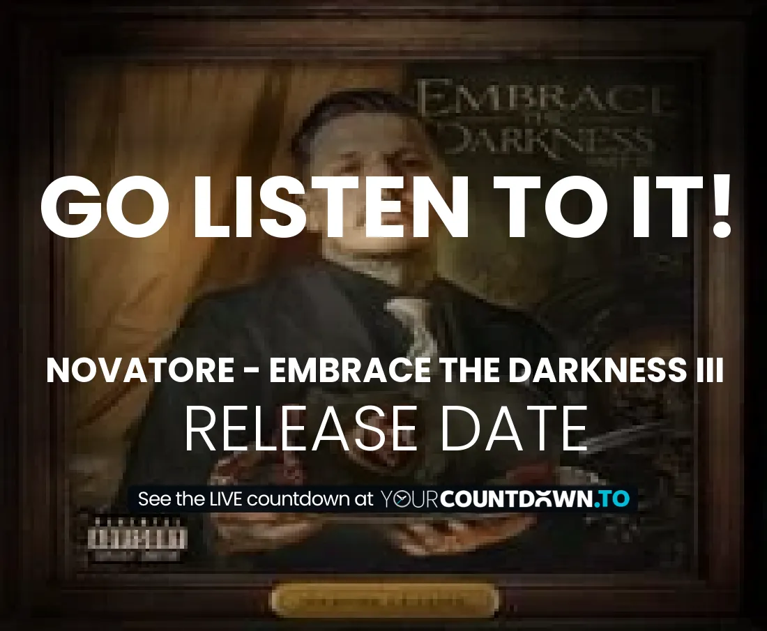 Countdown To Novatore - Embrace the Darkness III | Release Date