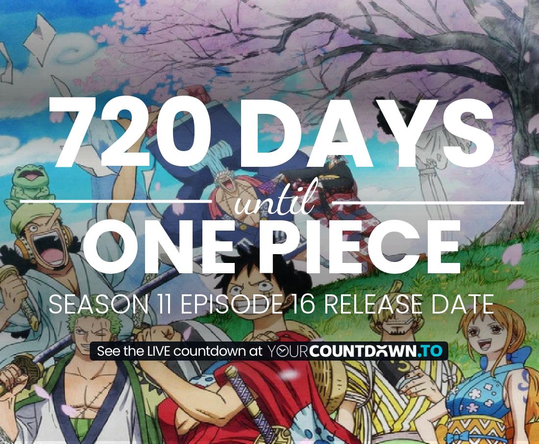 Countdown to One Piece Season 10 Episode 129 Release Date