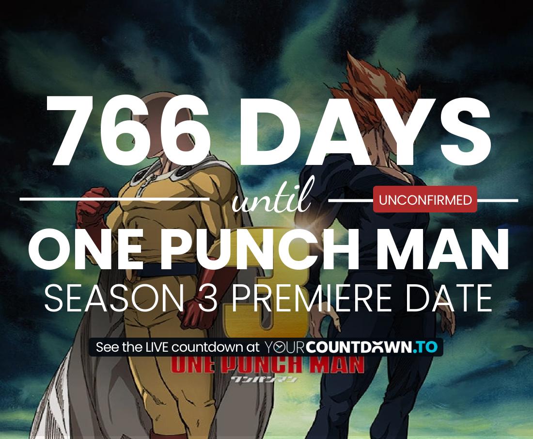 Countdown to One-Punch Man Season 3 Premiere Date