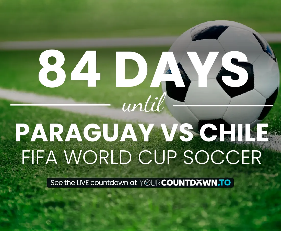 Paraguay vs Chile Countdown 2025 Soccer