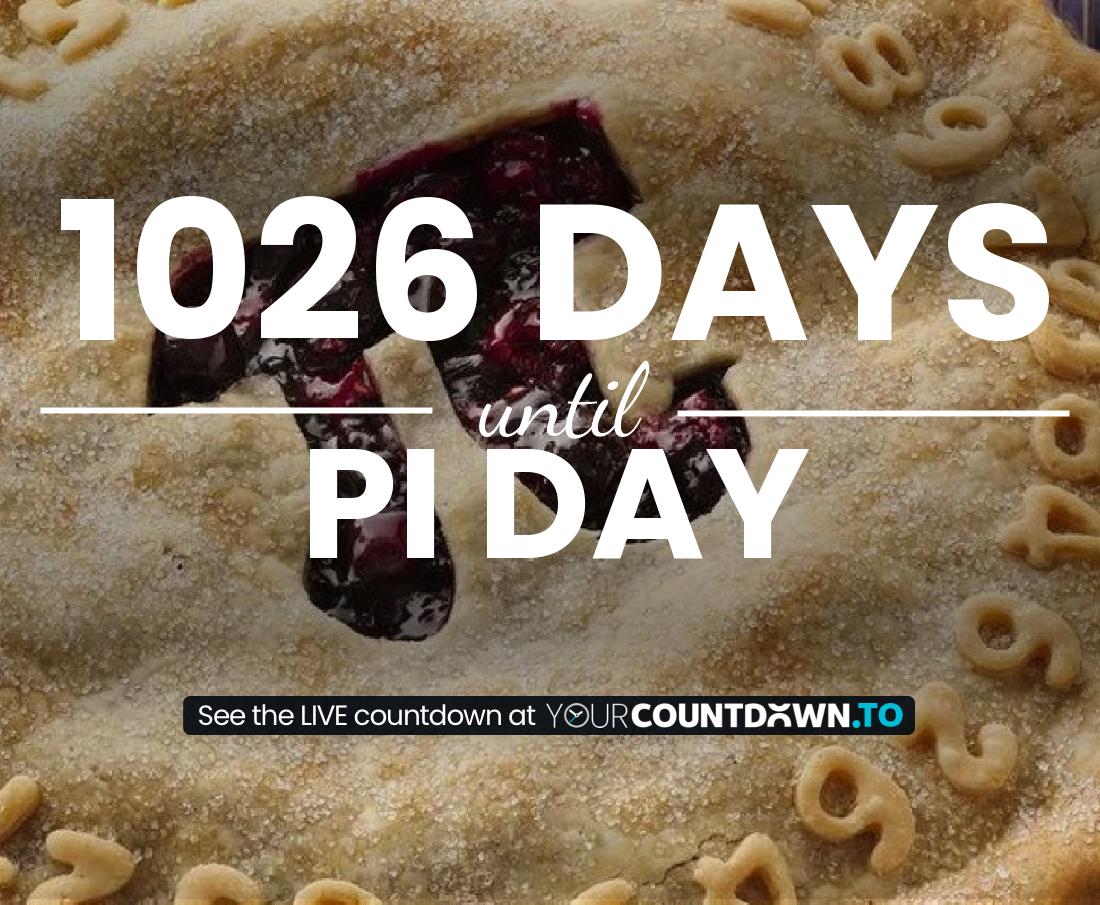 Countdown to Pi Day