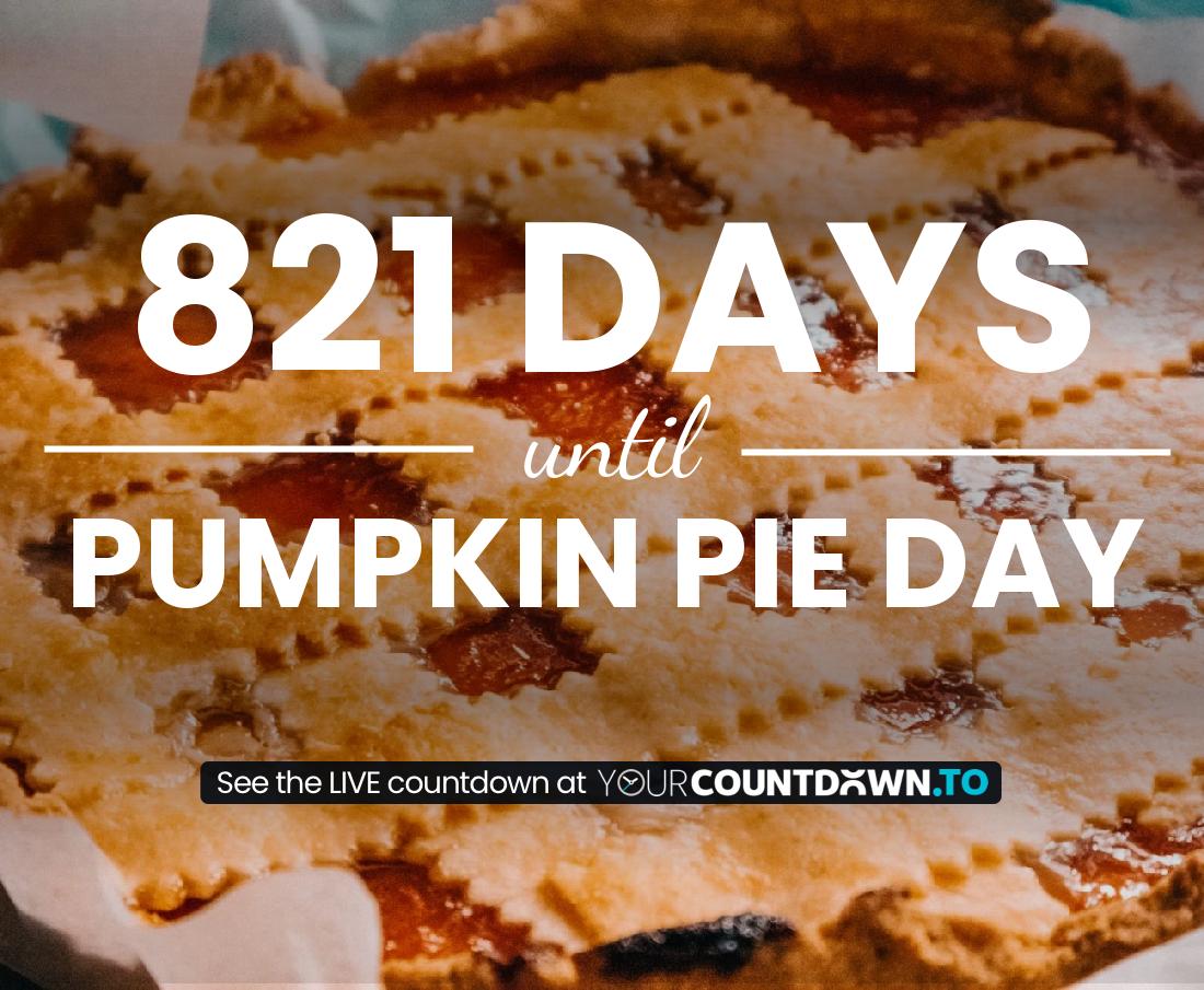 Countdown to Pumpkin Pie Day