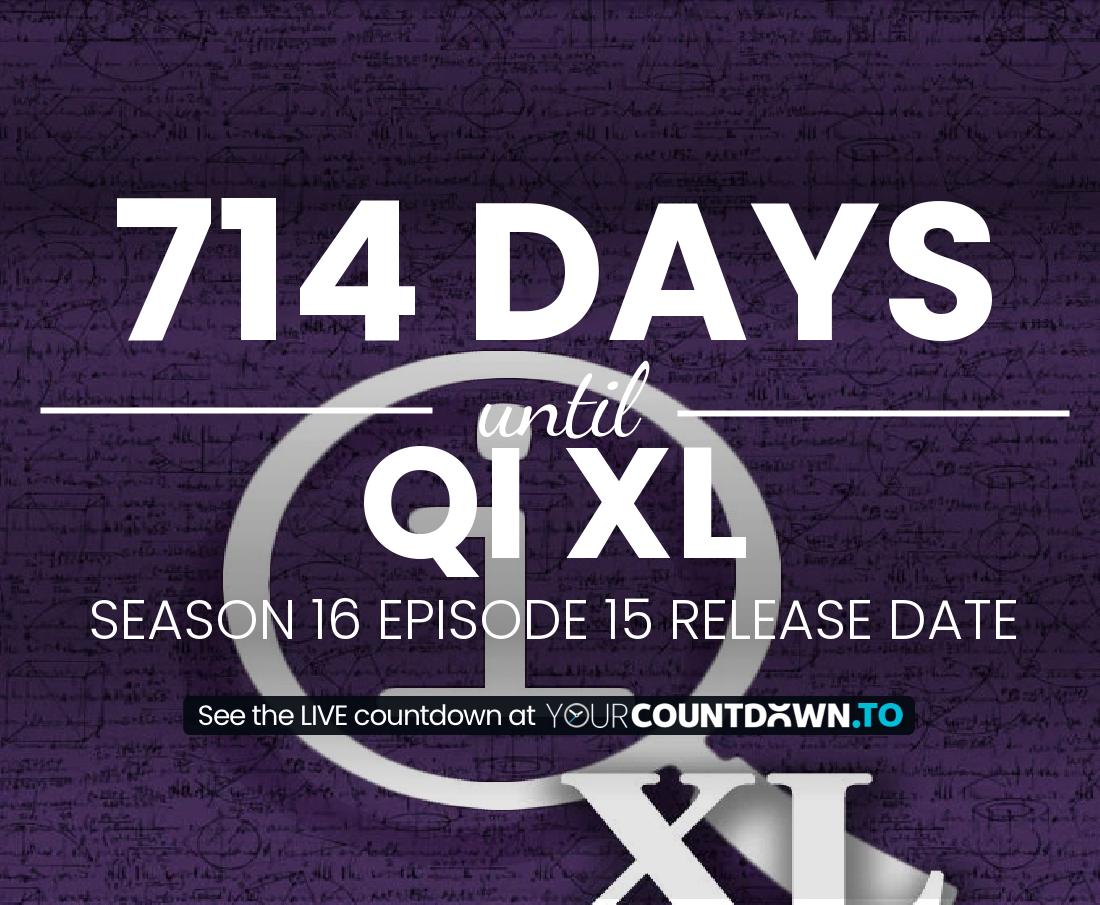 Countdown to QI XL Season 14 Episode 11 Release Date