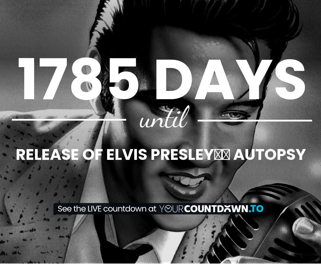 Countdown to Release of Elvis Presley’s Autopsy