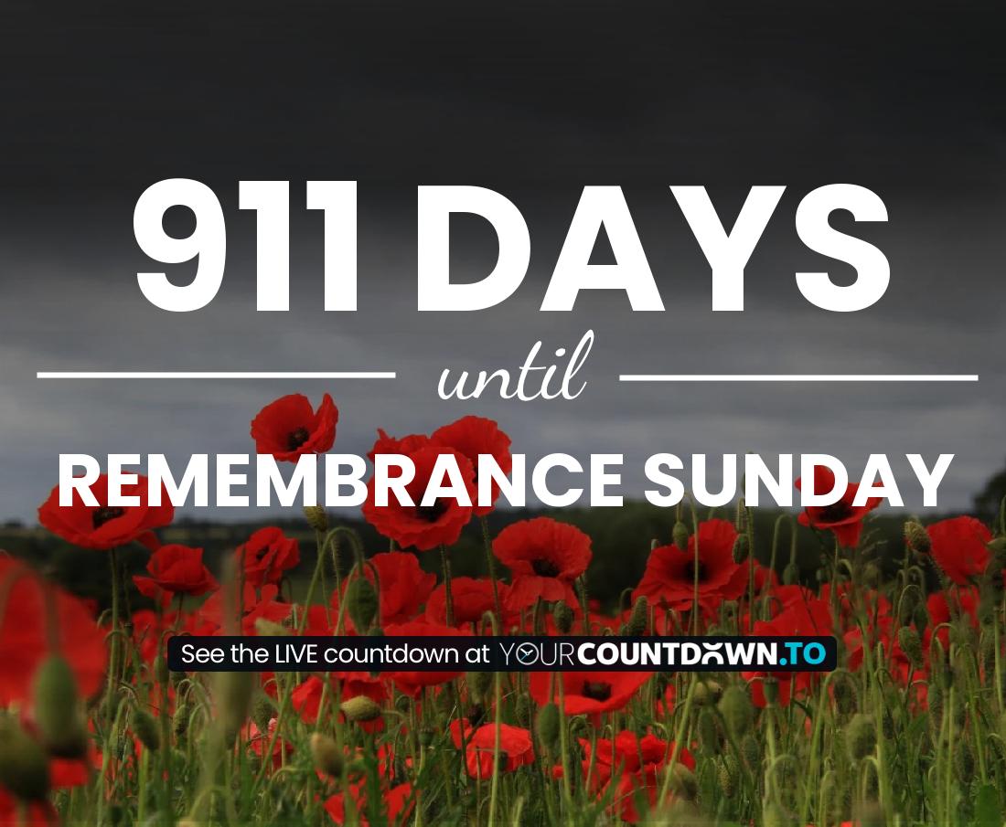 Countdown to Remembrance Sunday