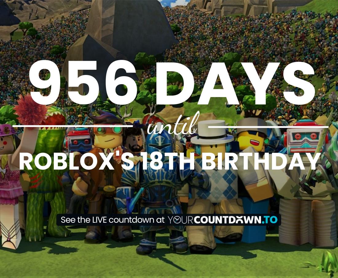 Countdown to Roblox's 13th Birthday