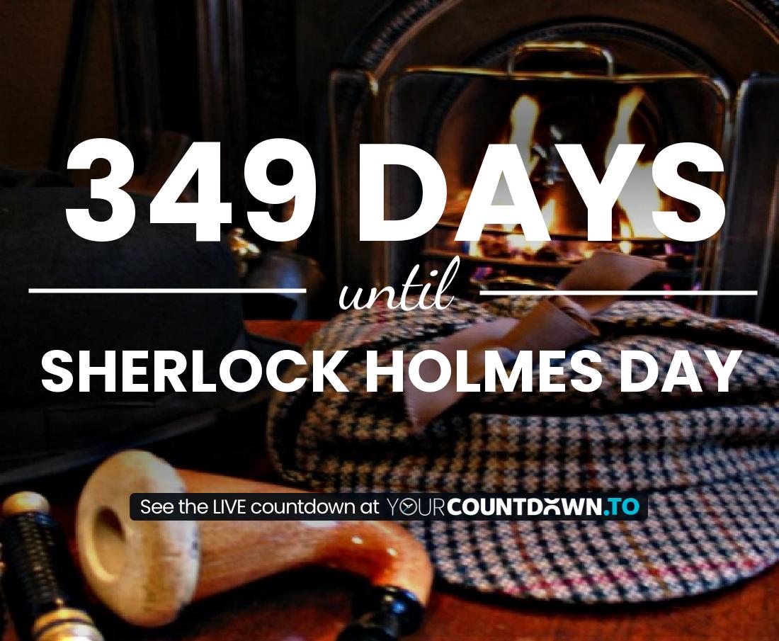 Countdown To Sherlock Holmes Day