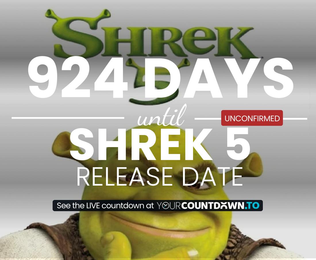 Countdown to Shrek 5 Release Date