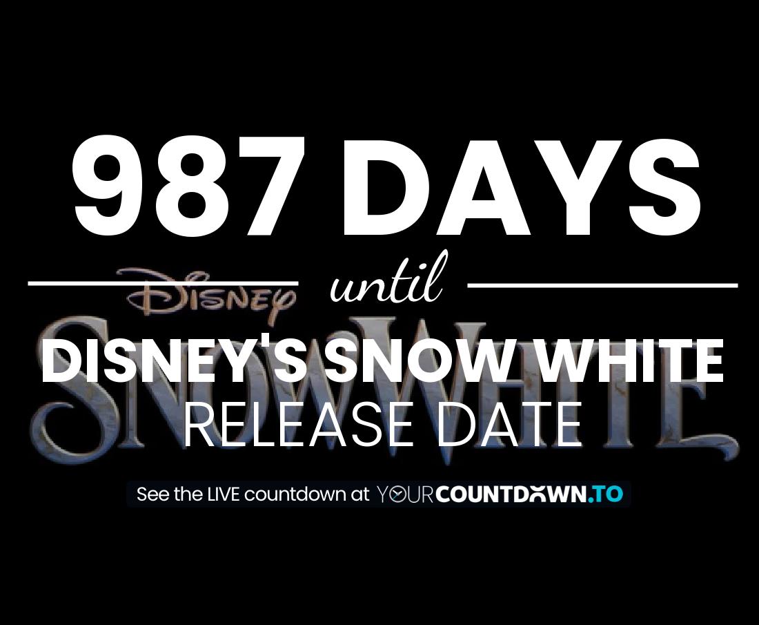 Countdown to Snow White and the Seven Dwarfs Release Date