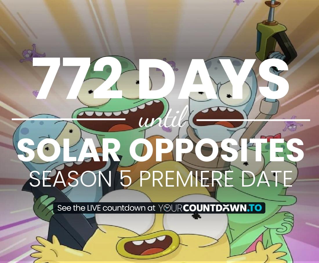 Countdown to Solar Opposites Season 3 Premiere Date