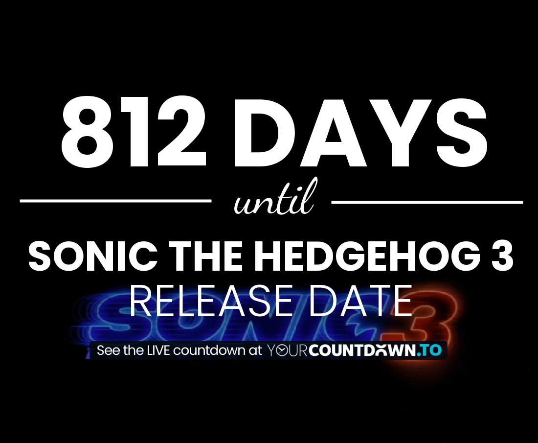 Countdown to Sonic the Hedgehog 3 Release Date