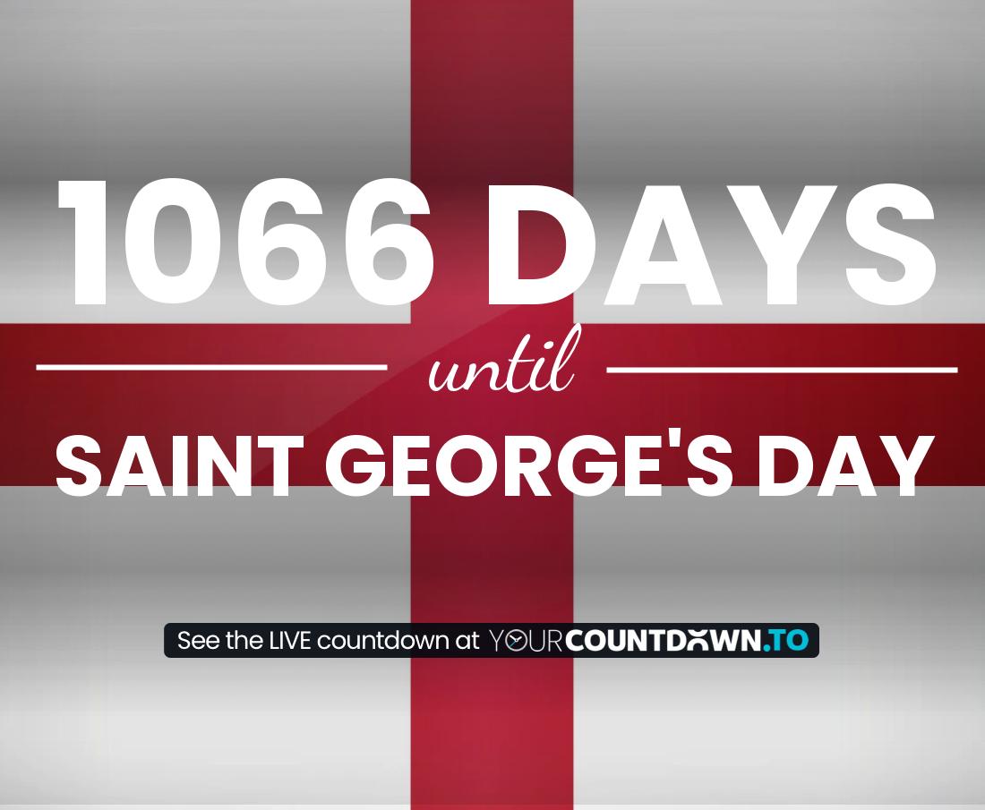 Countdown to Saint George's Day